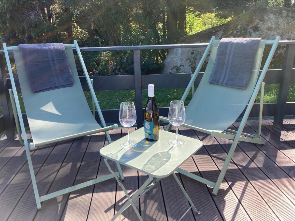 Trégastel Scorfel Lodge, Northwood, Bain Nordique, Terrasse מראה חיצוני תמונה